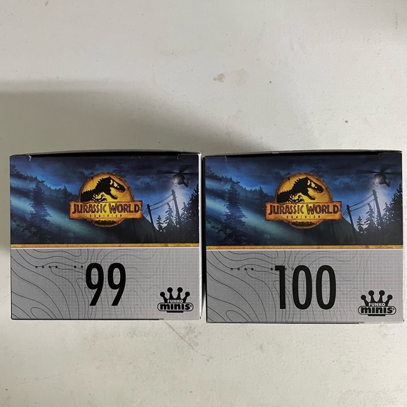 Owen Grady 99 & Claire Dearing 100 Jurassic World Funko Pop Minis New In Box - Picture 6 of 6